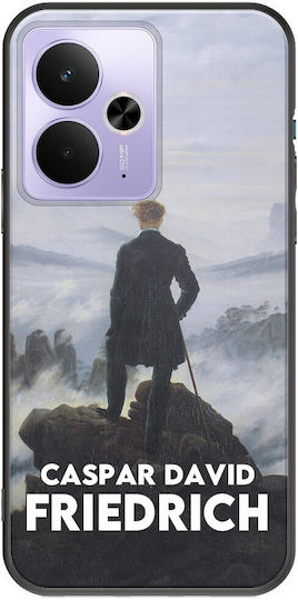 Caspar David Friedrich Realme 14t 5g Черен TPU Силикон