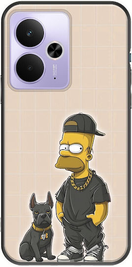 Swag Collection Simpson Realme 14t 5g Черен TPU Силикон