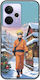 Xmas Anime Naruto Uzumaki Realme 14t 5g Black TPU Black Silicone