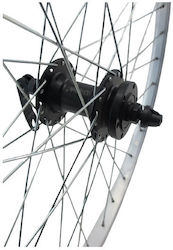Wheels 24'' Alu K Disc Black Spokes Cp Front Cp