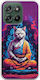 Meditation Animals Cat Motorola Moto G57 Power 5G Flexible TPU Transparent Silicone