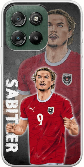 Euro 2024 Marcel Sabitzer Motorola Moto G57 Power 5g Гъвкав TPU Прозрачен Силикон