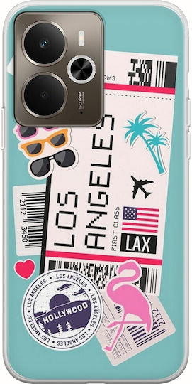 Ticket To Los Angeles Realme 14 5g Flexible Tpu Διάφανη Σιλικόνη