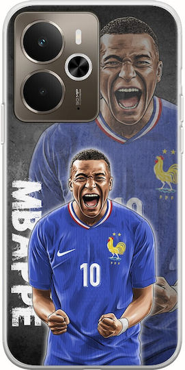 Euro 2024 Kylian Mbappe Realme 14 5g Flexibil TPU Silicon Transparent
