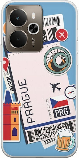 Ticket To Prague Realme 14 5g Silicon Transparent Flexibil TPU