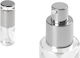 Little Bottle Flask 30 Ml Glass Transparent Silver Pump Cap