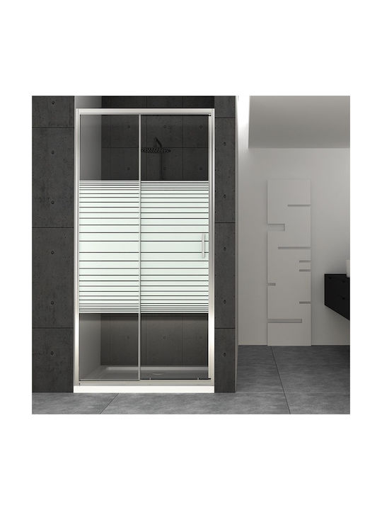 Orabella Shower Cabin with Sliding Door 130x70x...