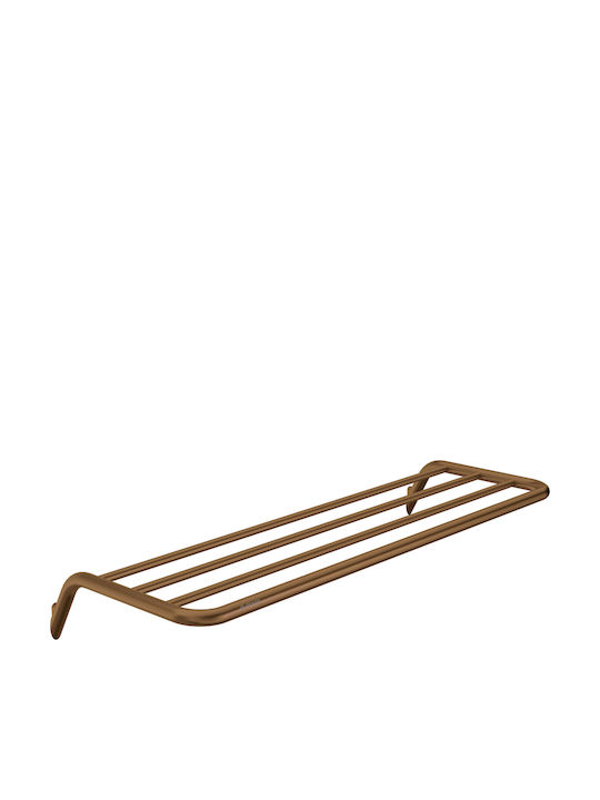 Deante Wall Mounted Bathroom Shelf Metallic Brown