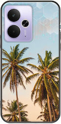 Summer Trees Realme 14t 5g Black TPU Black Silicone Summer Trees Realme 14t 5g Black TPU Black Silicone