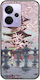 Ukiyo-e Cherry Blossom Realme 14t 5g Черен TPU Калъф Силикон