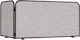 Zogometal Metallic Fireplace Screen 80x35x50cm Black