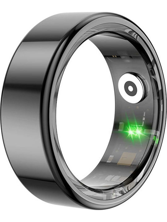 Avizar Connected Ring Size 8 Titan Model Charging Case Black