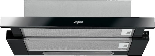 Whirlpool Συρόμενος Απορροφητήρας 59.9cm Μαύρος