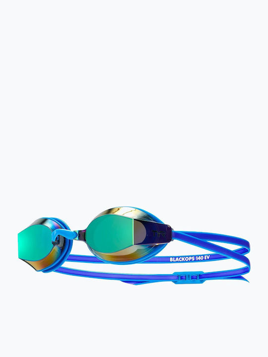 Tyr Adults Swimming Goggles with Anti-Glare Lenses Light Blue