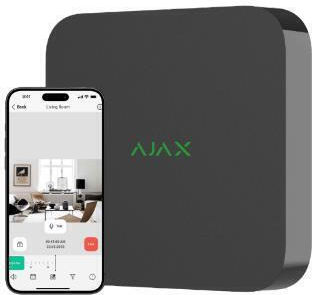 Ajax Systems 127051 Καταγραφικό NVR 8 Καναλιών με Ανάλυση 4K