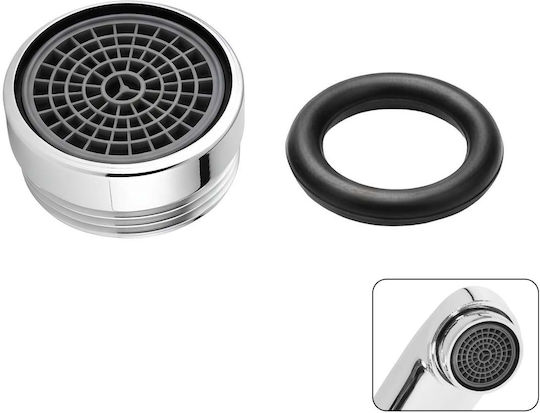 Avizar Pack 4 Water-saving Anti-splash Faucet Nozzles Filter Silver
