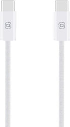 Obal:Me Braided USB 2.0 Cable USB-C Male - USB-C 100W White 2m OM100CC2BW