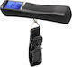 Akashi Digital Luggage Scale 50kg Backlit Lcd Display 4 Measurement Units Black