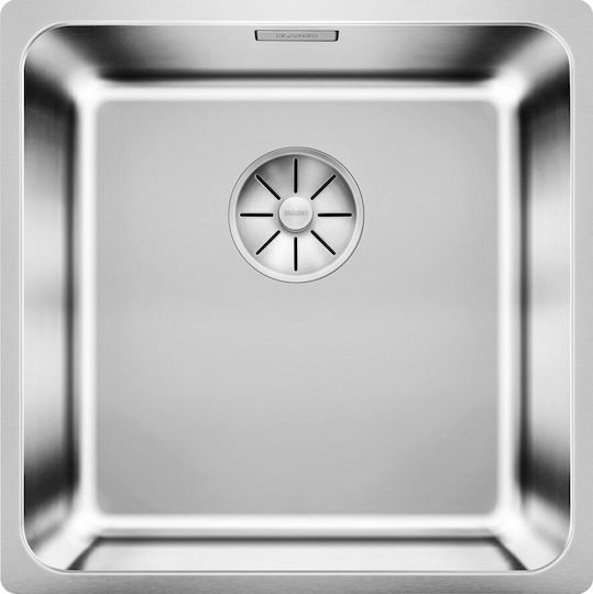Blanco Solis 400-if Undermount Kitchen Sink Inox Brushed L44xW44cm Gray