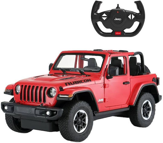 Mașină Teleghidată Jeep Wrangler Jl R C Scară 1:14 Rastar 79400 Roșie
