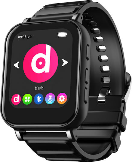RUIZU MP3 Player M8 1.54" 32GB Bluetooth Greek Menu Black M8-32GB