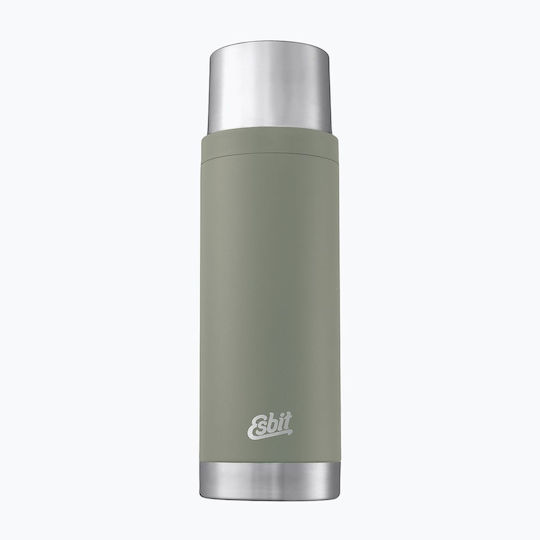 Esbit Esbit Rostfreier Stahl Thermosflasche 1lt Stein Grau