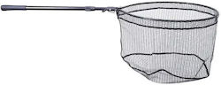 Folding Landing Net Mikado 200cm Basket 70/60cm Rubberized Mesh 6x15mm