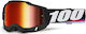 100% Accuri 2 Goggles Mirrored Lens Triple Laye...