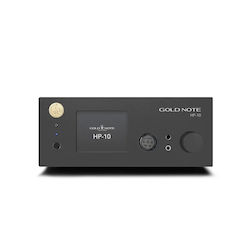 Gold Note Hp-10 Deluxe High-end Headphone Amplifier Black Gold Note Hp-10 Deluxe High-end Headphone Amplifier Black