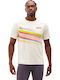 Sportliches Kurzarm-T-Shirt Beige