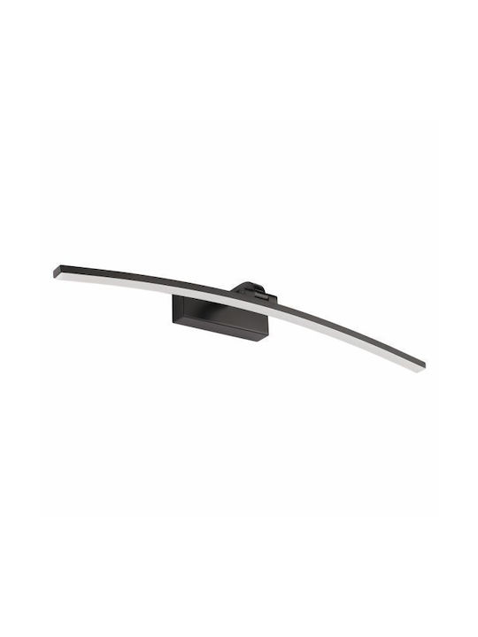 Spot Light Bathroom Wall Lamp with Integrated LED and Adjustable White Light Black