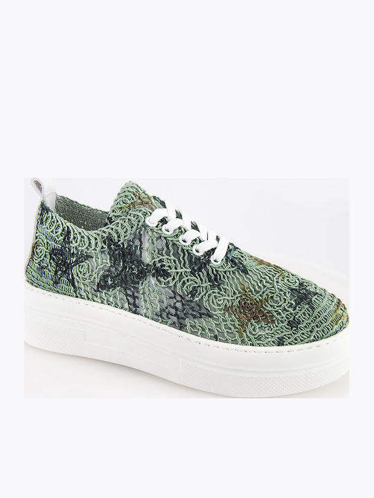 Γυναικεία Chunky Sneakers Μέντα