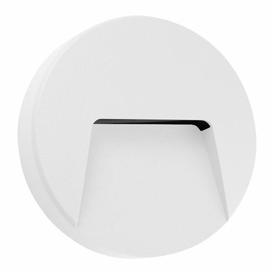 Spot Light Επιτοίχια Εξωτερική Πλαφονιέρα LED IP65 3W με Ρυθμιζόμενο Λευκό Φως