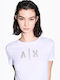 Women's Short Sleeve Top White XW002348AF10356 U0002