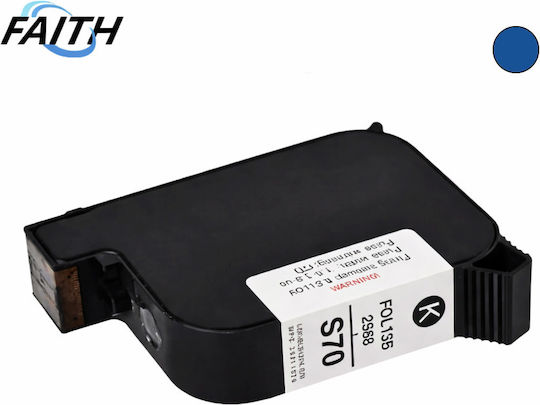 Συμβατό Μελάνι Εκτυπωτή InkJet Faith Μελανι Solvent Cartridge Blue 1τμχ