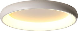 ArkoLight Mount Ceiling Light White with Integrated LED and Remote Control