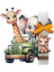 Feeling Wood Lt2026086 Lumanare De Paste Safari Mașină Girafă