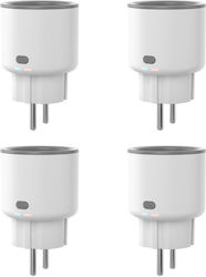 Sonoff Smart Μονόπριζο 4 Θέσεων 4τμχ
