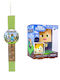 Handmade Scented Candle Boy Lamp Minecraft Alex 11cm