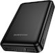 Borofone BJ82 Power Bank 5000mAh 5W with USB-A Port and USB-C Port Black