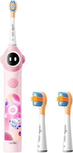 Usmile Water Flosser със Сензор за Натиск и Калъф за Пътуване Розов