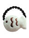 Elastic Hair Fish In Plush Cozy White