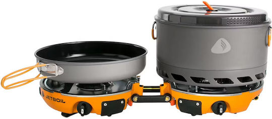 Jetboil Genesis Basecamp Sistem de Gătit Set de Vase de Gătit Carbon