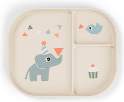 Done by Deer Kids Food Plate Made of Plastic