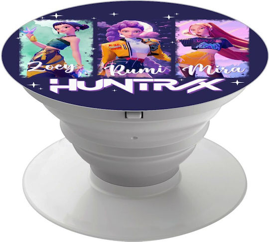 Huntr X K-pop Girl Group Phone Holders Stand Λευκό Βάση Στήριξης Κινητού Στο Χέρι