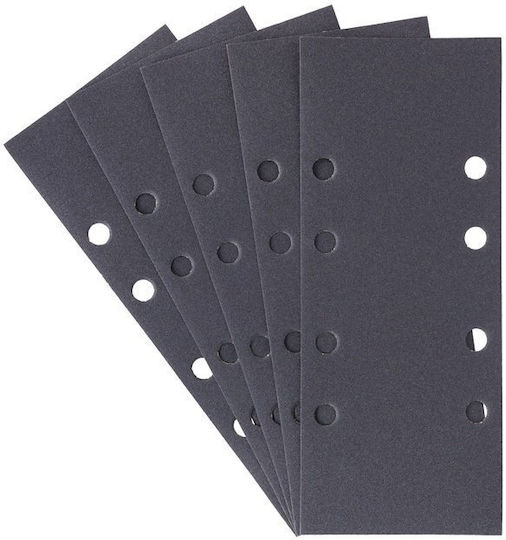 Forte Sand Paper with Holes 93x230mm Set 5 Pieces