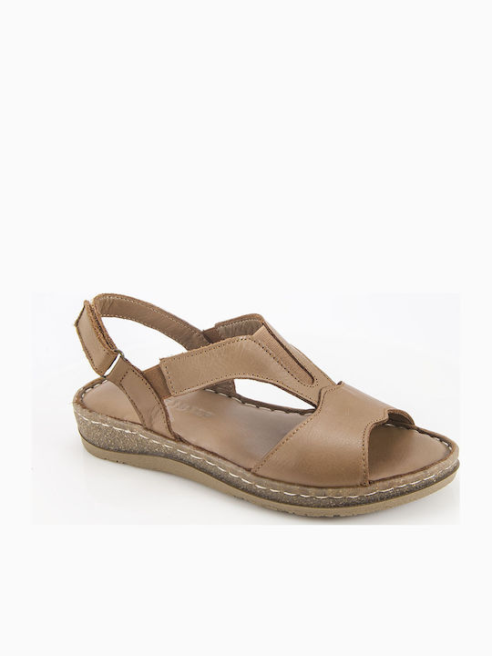 Leather Women's Anatomic Tabac Brown Sandals