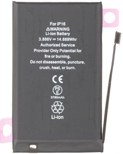 Baterie Compatibilă de Înlocuire 3780mAh pentru Apple Iphone 16