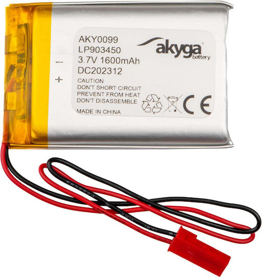 Akyga Μπαταρία Li-Po 3.7V 1600mAh 1S για Τηλεκατευθυνόμενο