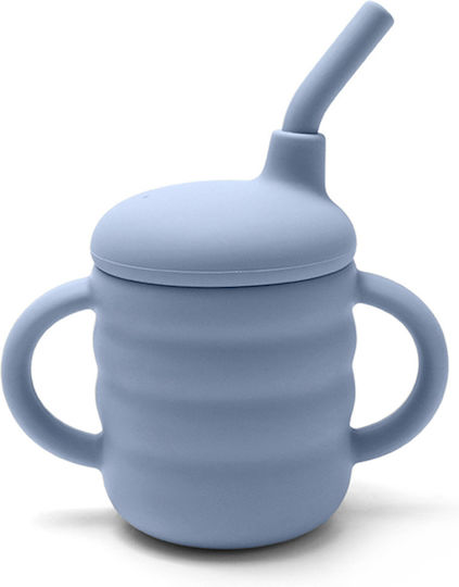 Amek Toys Baby- und Kleinkindbecher aus Silikon Blau